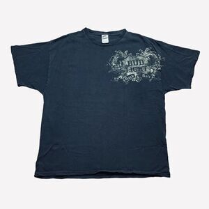 Bud Light Rock & Roll XL TShirt Graphic Tee Black Delta Pro Weight Thrashed Worn